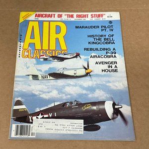 AIR CLASSICS Magazine - December 1983 - Bell Kingcobra / Marauder / P-39